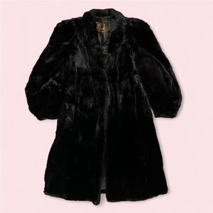 Julius Garfinckel black mink coat